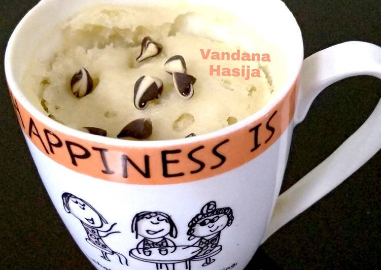 Recipe of Homemade Vanilla Mug Cake