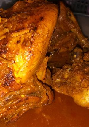 A picture of Chicken Chatpatta Chargha 🍗.