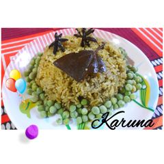A picture of Palak pulao.