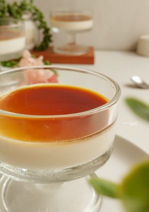 Foto resep Pannacotta Saus Gula Aren (tanpa whipped cream)