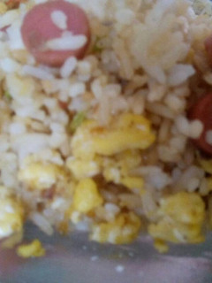 Foto resep Nasi Goreng Putih Sosis Keju😚