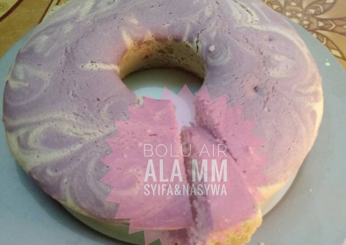 Cara Gampang Membuat Bolu air, Enak Banget