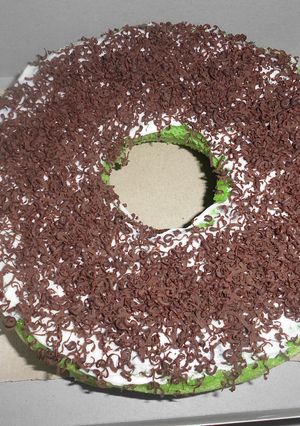 Foto resep Bolu Pandan Tabur coklat Irit