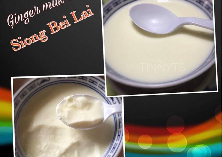 Ginger milk curd