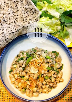 Hình của món Hến Xúc Bánh Đa.