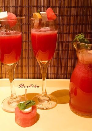 A picture of Watermelon Agua Fresca.