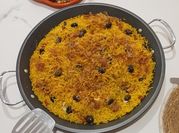 Una foto de restos de fideos