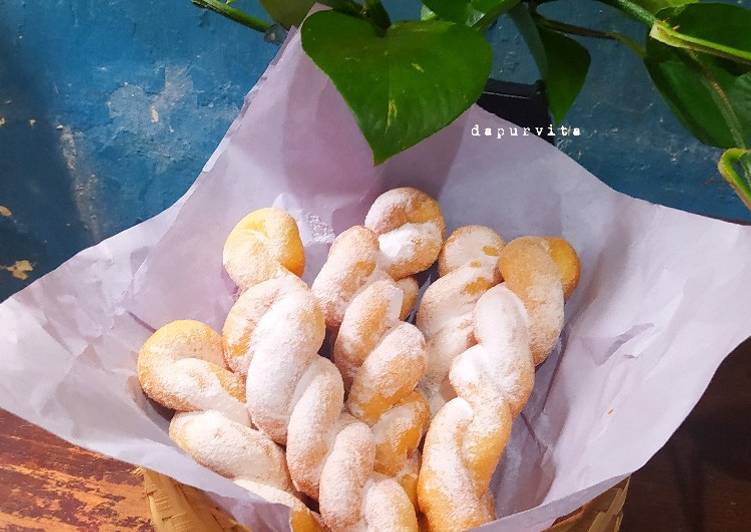 Cara Buat Kkwabaegi / Twisted Doughnut / Donat Korea Yang Enak