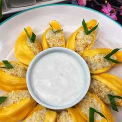 A picture of Jackfruit Sticky Rice.
