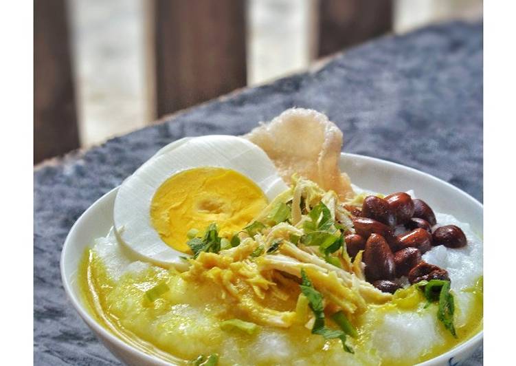 Siap Saji Bubur Ayam Kaldu Kuning Praktis Enak