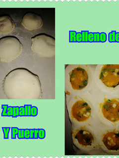 Una foto de Rellenos para pastas de zapallo, puerro y queso