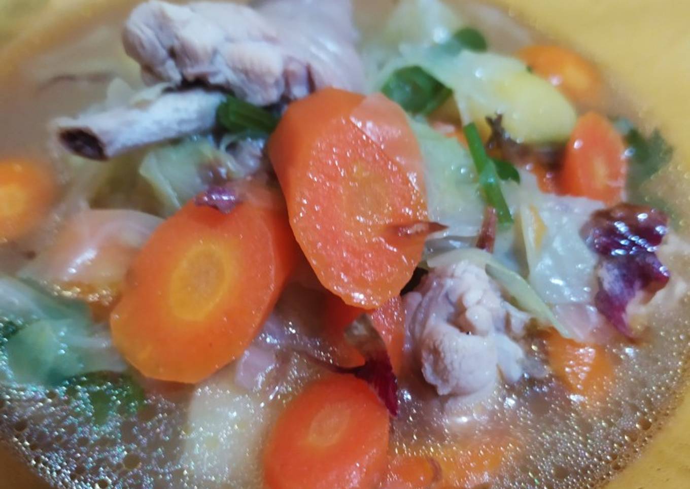 Sop ayam sederhana