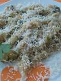 Quinoa con cebolla y calabacín al toque parmesano