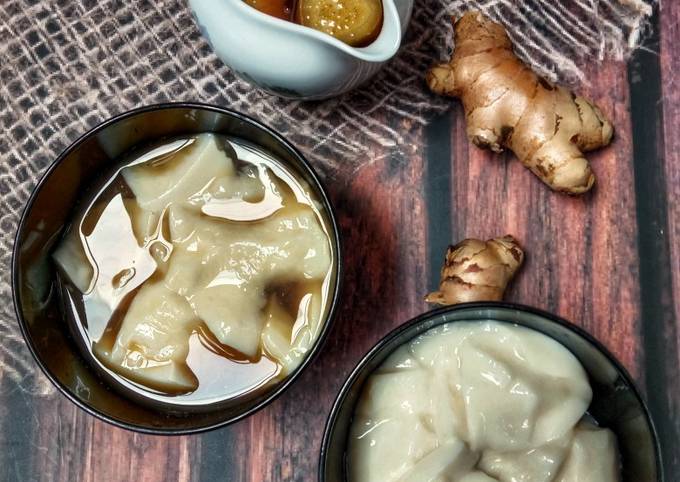 Kembang Tahu Kuah Jahe