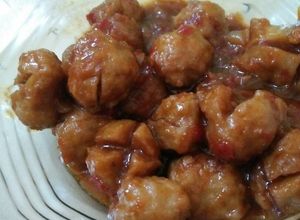 Foto resep Bakso goreng pedas manis gemes 😂