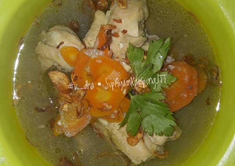 Cara Membuat Sup ayam kampung JTT #bikinramadhanberkesan Untuk Pemula!