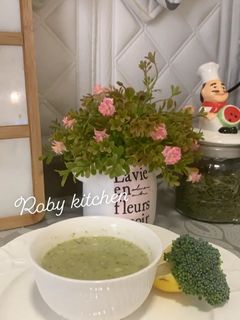 صورة لوصفة شوربة البروكلي