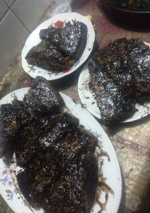 صورة لوصفة كيكة الشوكلاته