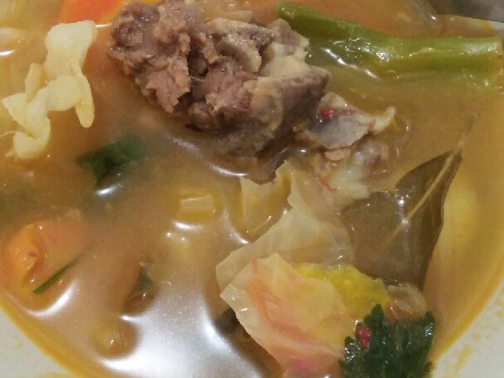 Cara Mudah Membuat Resep Sop Tulang Sapi pedas yang Bikin Ngiler Anti Ribet, Menggugah Selera