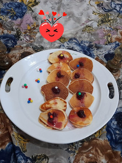 عکسی از دستور پنکیک سکه ای یامینی پنکیک ما