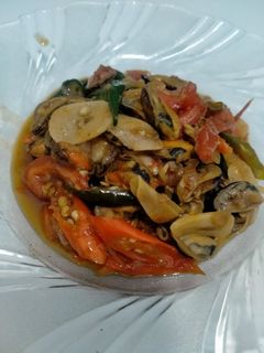Foto resep Tumis kerang cabe ijo