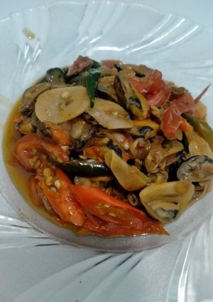 Foto resep Tumis kerang cabe ijo