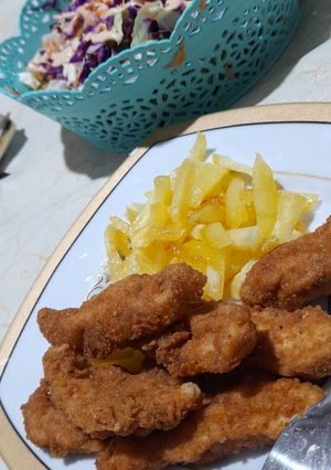 عکسی از دستور فیله مرغ سوخاری