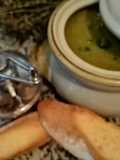 Vegan soupe choux bok choy concombre