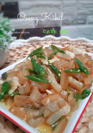 Foto resep Oseng Kikil Cabe Ijo