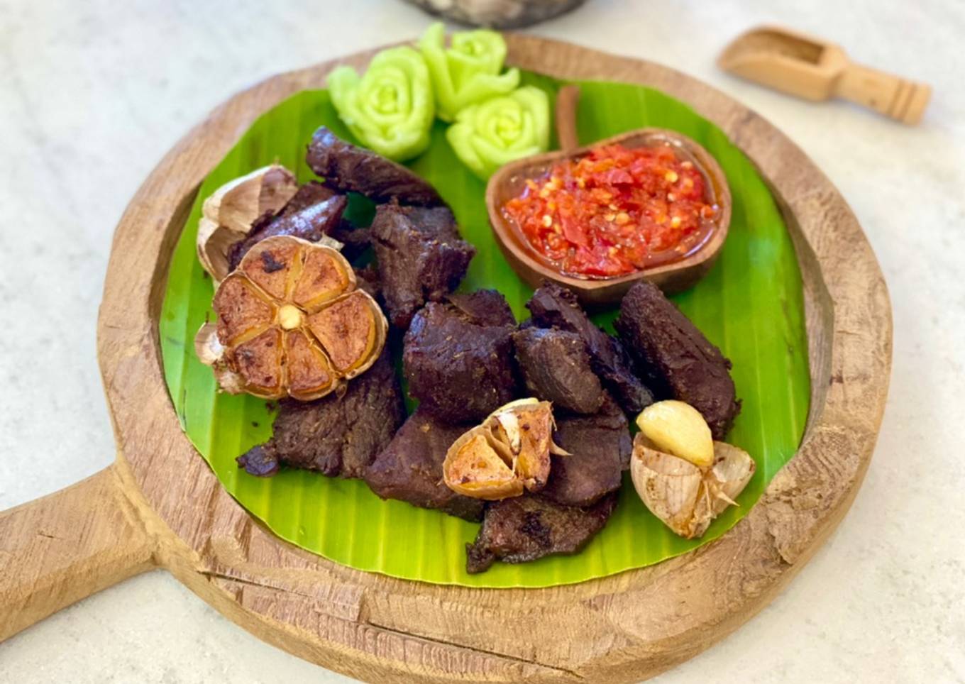 Daging sapi goreng bawang putih