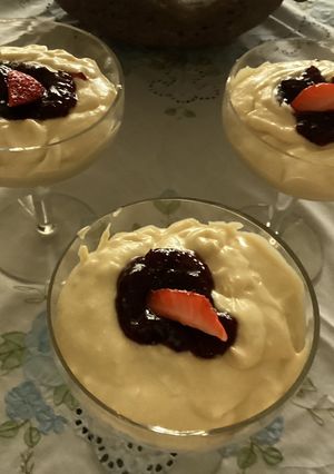 Una foto de Crema diplomática