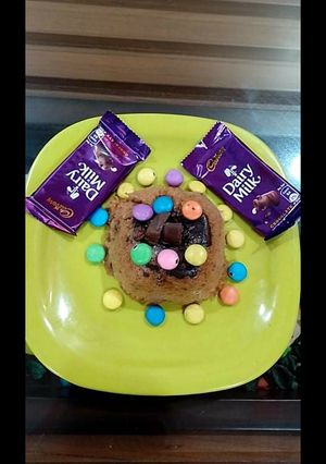 चॉकलेट अपसाईड केक रेसिपी मुख्य फोटो