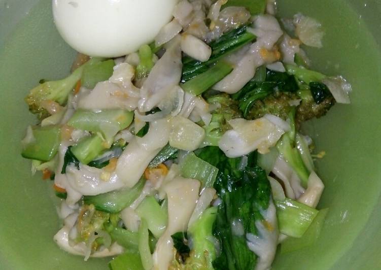 Menu diet *3 Tumis jamur brokoli