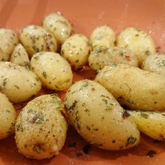 Super Quick Herby Potatoes A picture of Super Quick Herby Potatoes.