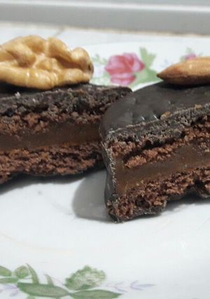 Una foto de Alfajores de chocolate 😁