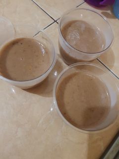 Foto resep Puding pisang cokelat mpasi