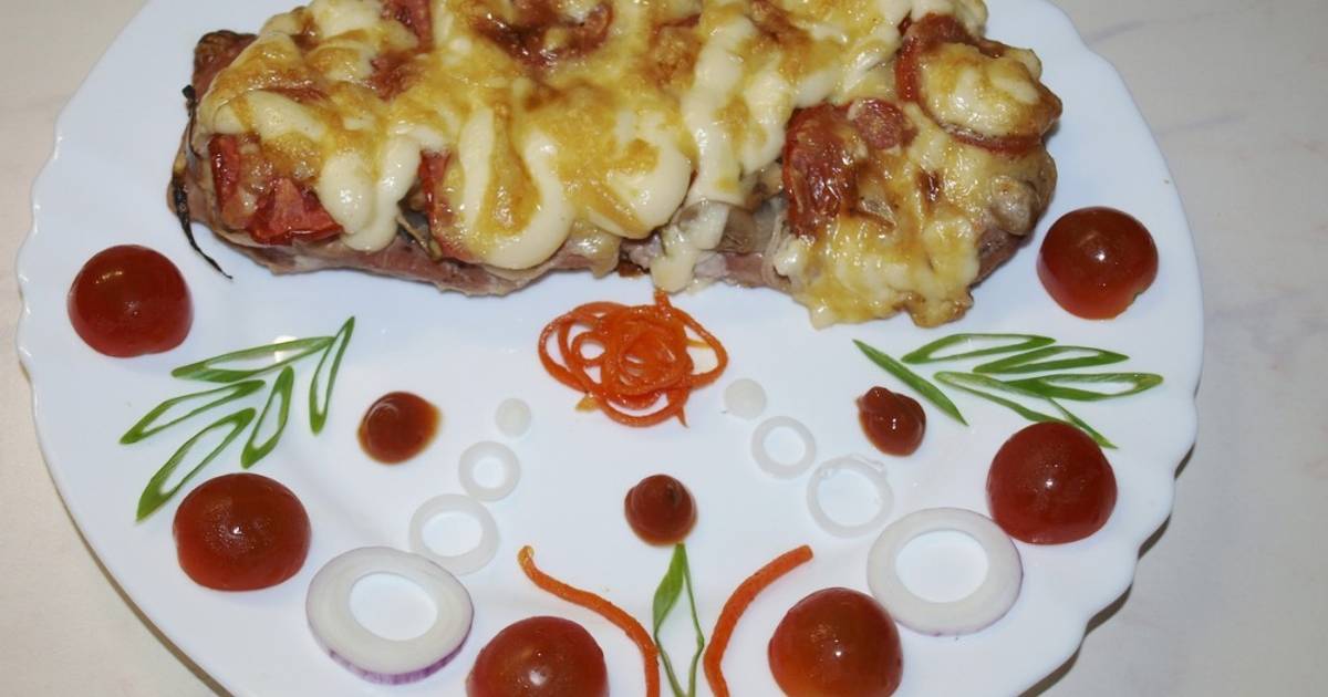 Мясо по французски рисунок