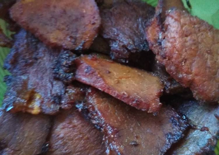 Bagaimana Menyiapkan Empal goreng daging sapi Anti Gagal