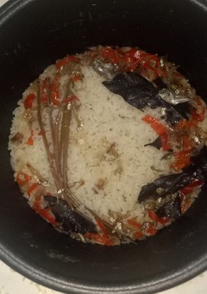 Foto resep Nasi liwet teri