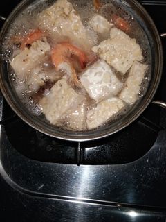 Foto resep Tempe Udang kuah asem