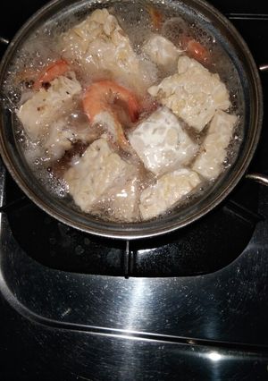 Foto resep Tempe Udang kuah asem