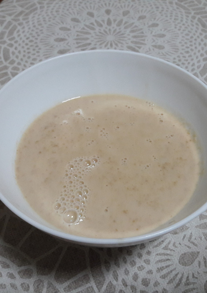 Una foto de Salsa de queso y cacahuete sin gluten y vegana🧀🥜