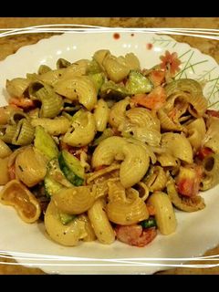 A picture of Veggie Pasta.
