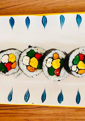 Hình của món Kimbap healthy.