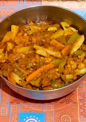 A picture of Veg Kolhapuri.