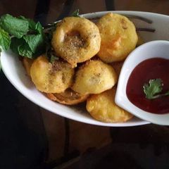 A picture of Ande ke pakore.