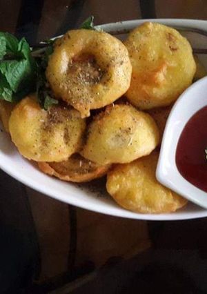 A picture of Ande ke pakore.