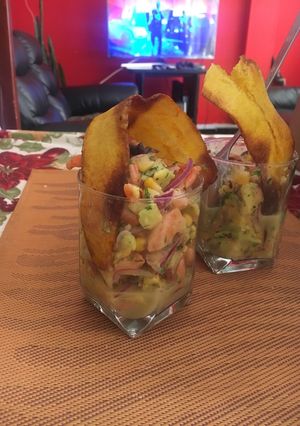 Una foto de Ceviche peruano