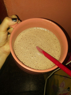 Una foto de Batido Chocopeach