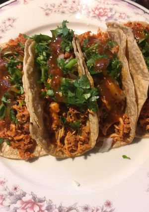 Una foto de Tacos de choripollo